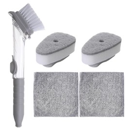 1 Set Of Cleaning Brushes, 2 Pieces Of Rags, Cleaning Tools, Kitchen Tableware Brushes, Sink Cleaning Brushes, Handle Cleaning Brushes