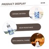 BUGUUYO 3pcs Mini Oil Dropper Bottles Ceramic Body 30ml Essential