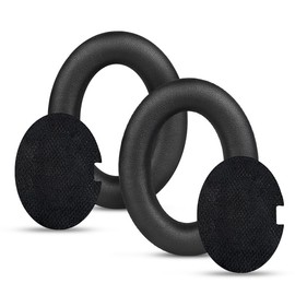 JALPolat® Replacement Earpads Cushions for Bose QuietComfort QC25 / QC35 & Quiet Comfort 35 II (QC35 ii) / QC45 Headphones, Ear Pads with Softer Leather, Noise Isolation Foam (Black with Black Scrims)