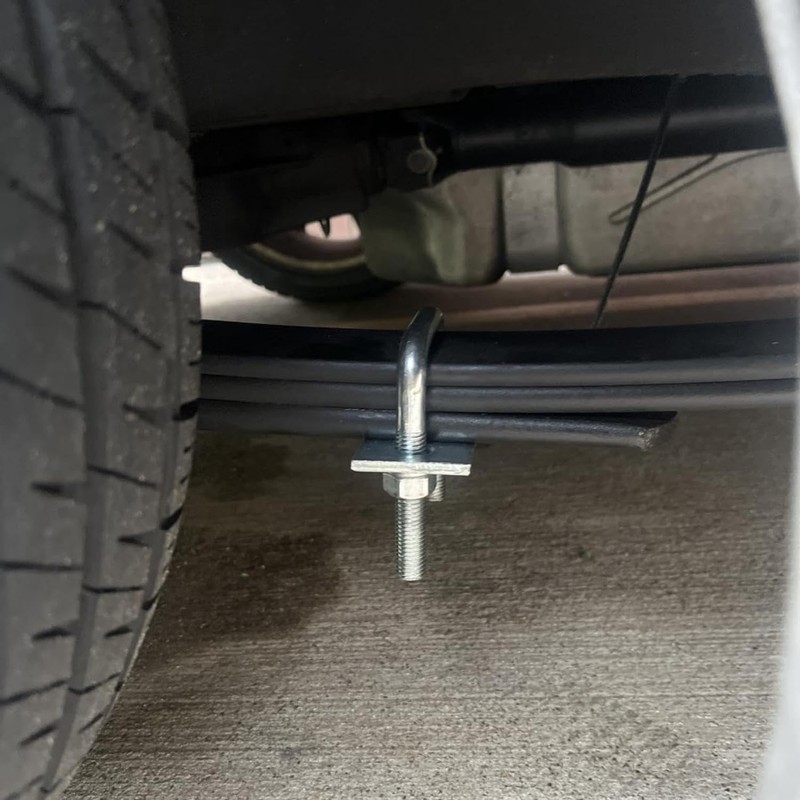 MYZHRE 4 Pack Leaf Spring Clamp Kit, 2-5/8 inch Width