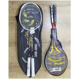 Bean heart red bean heart Premium Badminton Advanced Feather Beginner 2-Piece Shuttlecock Racket / 고급 배드민트 상급자 깃털 초보자 2pcs 셔틀콕 라켓
