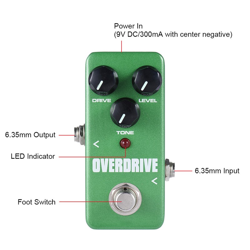 KOKKO FOD3 Mini Overdrive Pedal Portable Guitar Effect Pedal