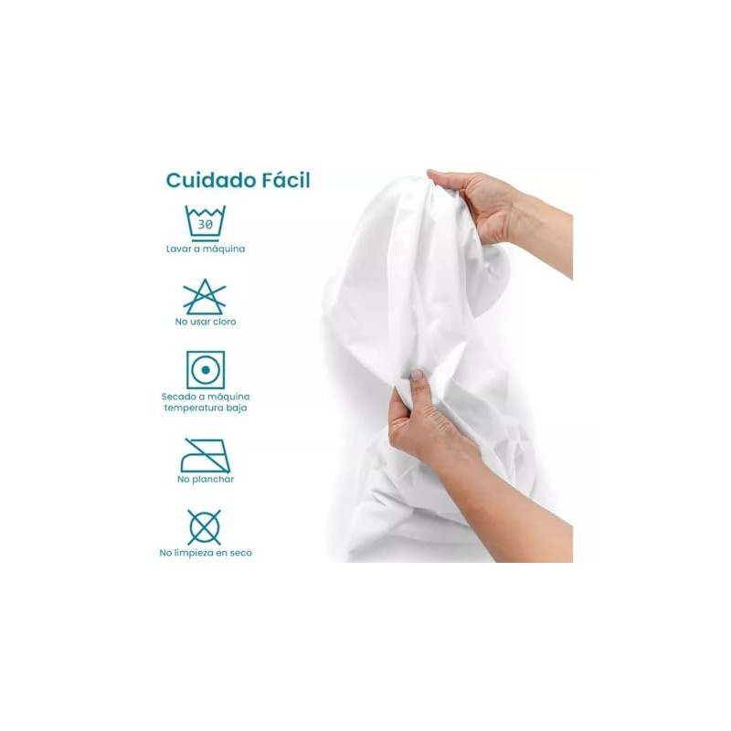 Protector de Colchón y Cubre Colchón 100 Impermeable y Suave