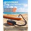 Falmets Paddle Board Electric Pump, 18000mAh Rechargeable 20PSI High Pressure