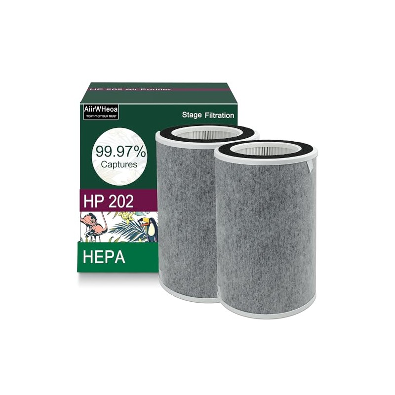 HP202 HP201 True HEPA Air Purifier MAX Filter Compatible with