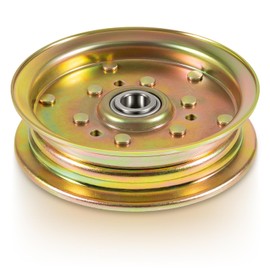 88663 Flat Idler Pulley for Power Transmission - 5" Flat Diameter, 5/8" Bore, 5-3/4" Outside Diameter - Compatible with Zero Turn Riding Mowers, Estate Series ZT, ATH Finish Mowers & More