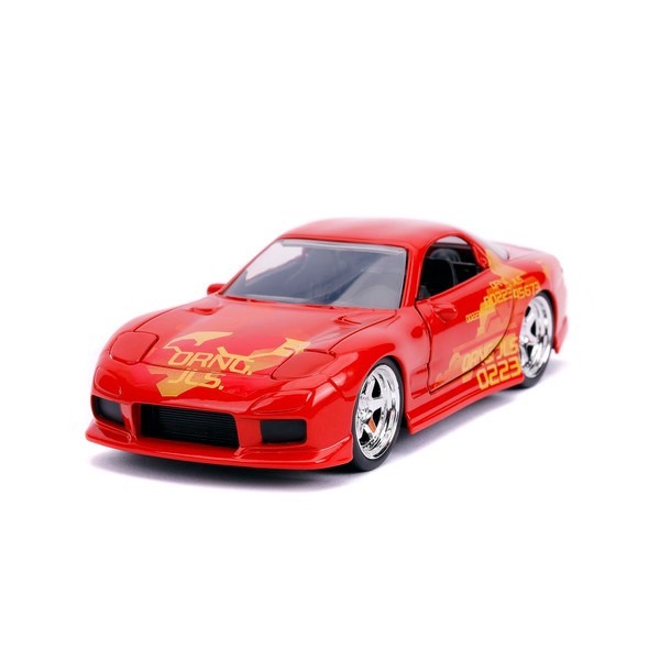 Fast & Furious 1:32 Orange JLS Mazda RX-7 Die-Cast Car,