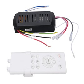 Pomya Universal Ceiling Fan Remote Control Kit, 6 Speed Control with Light Dimming, Remote and Receiver for Ceiling Fan Lamp