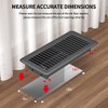FanGoFast 4" x 12" Floor Register 6 Pack, Heavy Duty