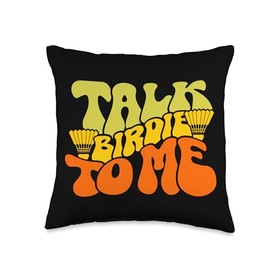Talk Birdie To Me Throw Pillow