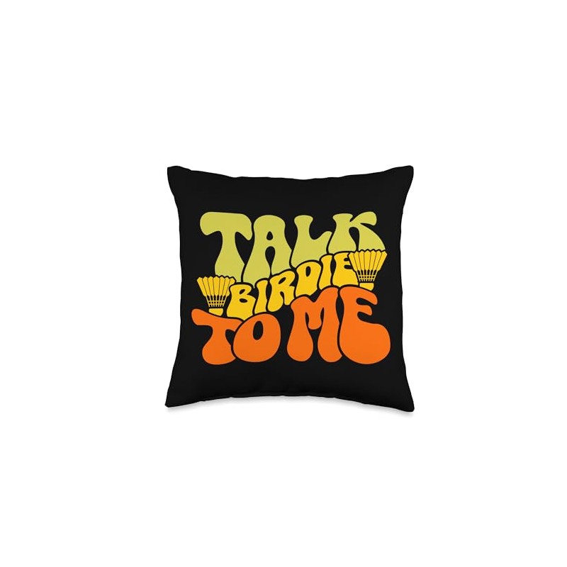 Talk Birdie To Me Throw Pillow