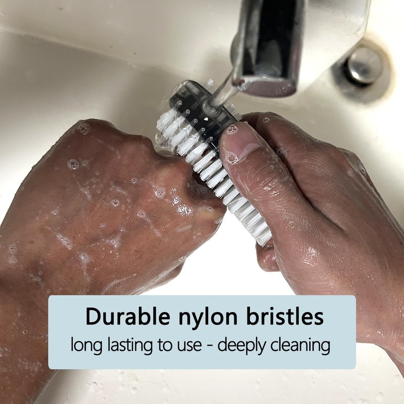 Nail Brush for Cleaning Fingernails Two Sided Fingernail Scrub Brush