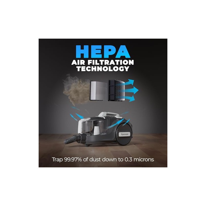 Kenmore KC1040 HEPA Replacement Filter Kit for 500 Series Bagless