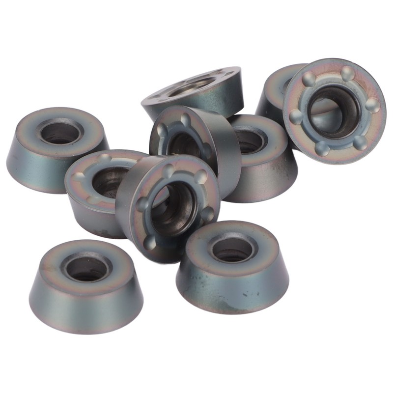 10Pcs Carbide Turning Inserts Coated Blade CNC Lathe Tool Holder