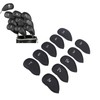 10PCS Golf Club Head Cover PU Leather Protective Abrasion Resistant