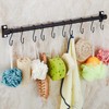 Black Heavy Duty Metal S Shaped Hooks - 10 Pack