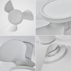 ocioc Quiet Ceiling Fan with LED Light 22 inch Large