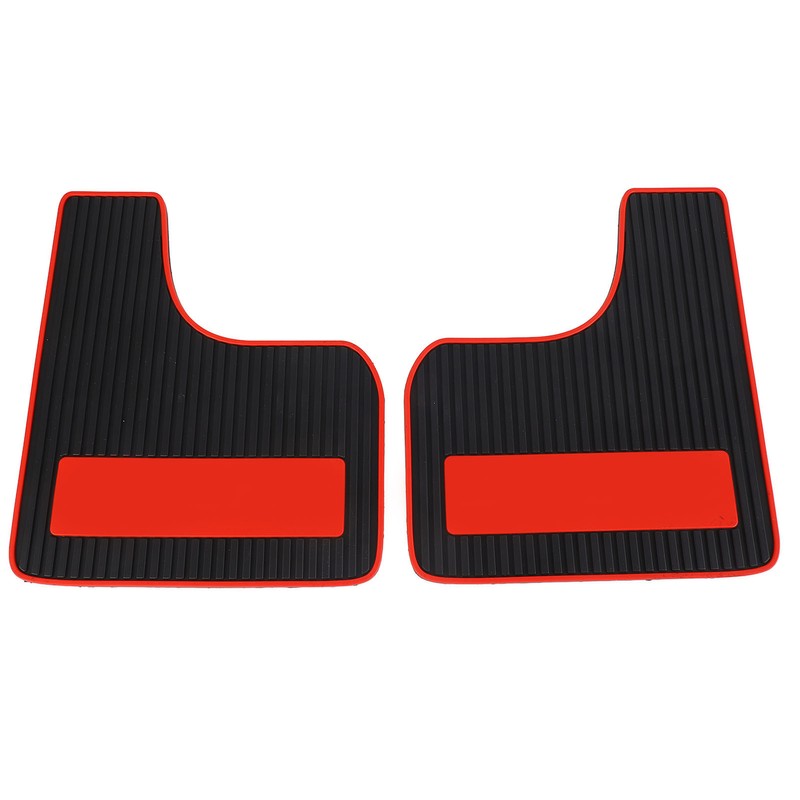 2Pcs Car Mud Guard Black Sport Style Universal Flashing Guard