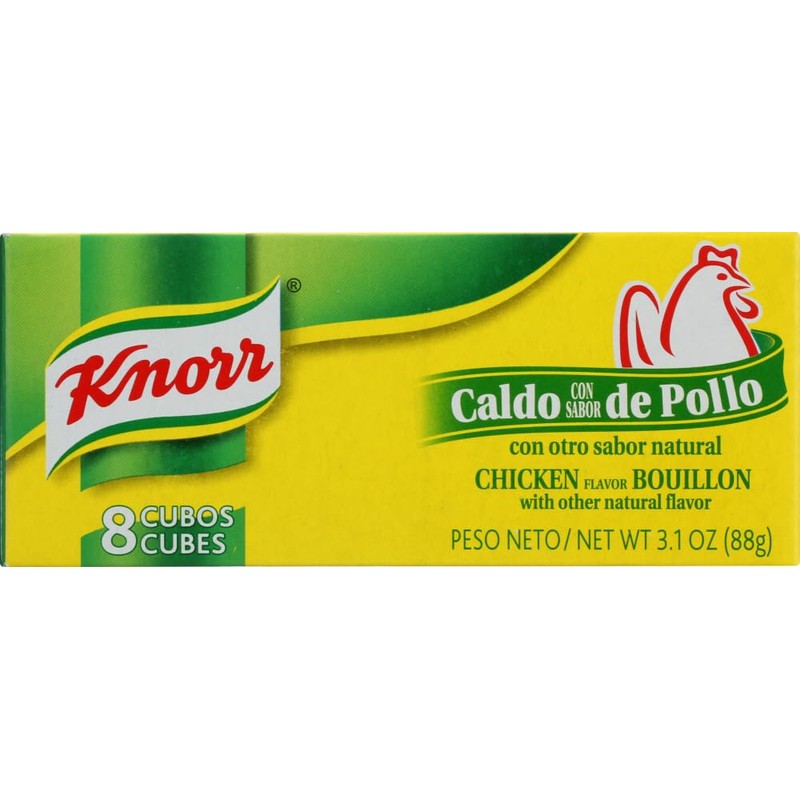 Knorr Chicken Flavor Bouillon Cubes 8 Count Box (3 Pack)