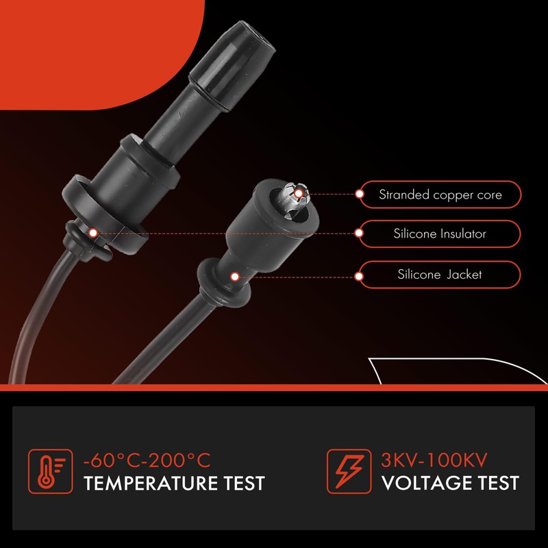 A-Premium 2 Ignition Coils with 2 Wire Compatible with Hyundai