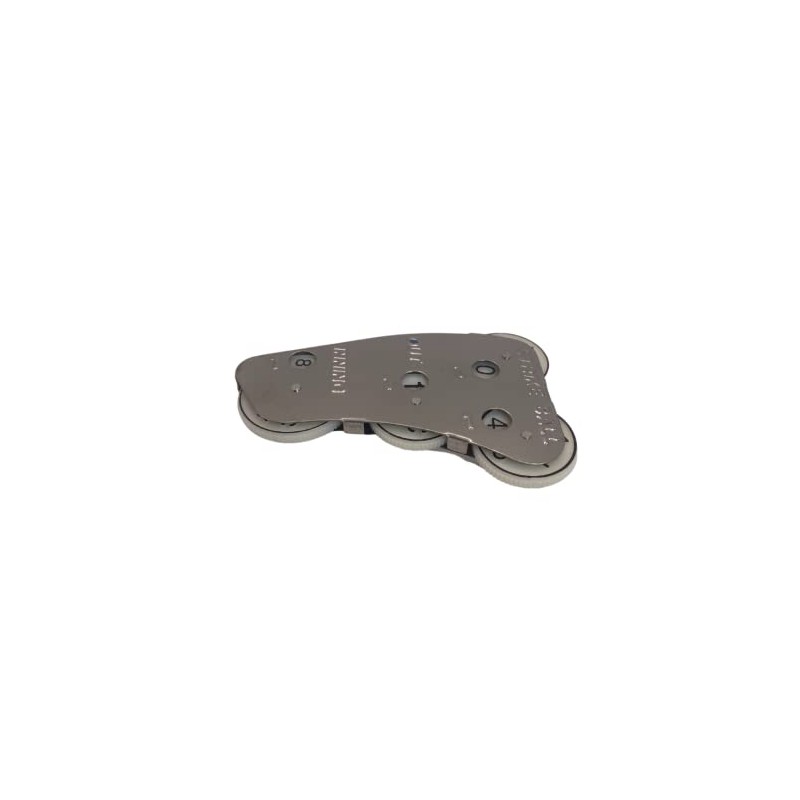 Markwort Stainless Steel 4-Dial Raised Letter Umpire Indicator, Silver