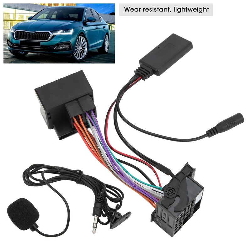 Bluetooth 5.0 AUX in Cable Car Stereo Audio Adapter Replacement