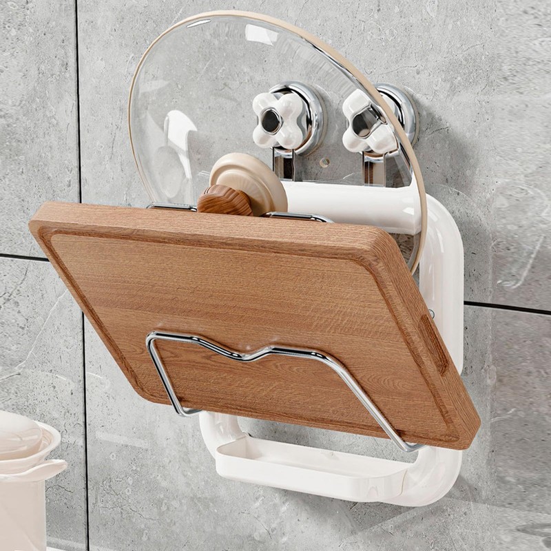 Pot Lid Organizer for Cabinet | 2-Tier Anti-Slip Pan Lid