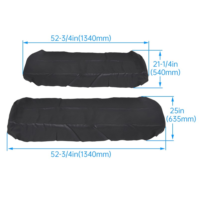 KUAFU UTV Seat Cover Set Compatible with 2002-2008 Polaris Ranger