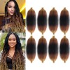 24 Inch Spring Twist Ombre Hair 1B/30/27,8 Packs Cuban Twist