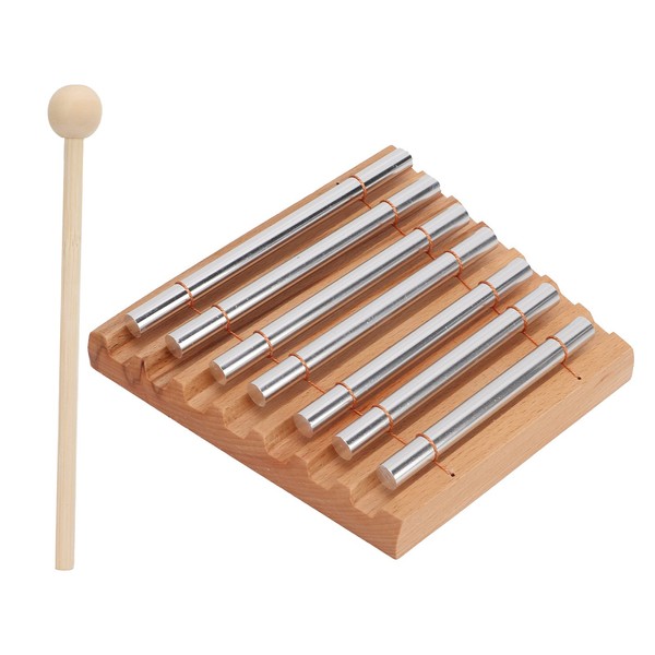 Energy Chime, 7 Tone Hand Chimes Percussion Hand Bell Meditation
