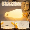 ATCTBOGFS Cute Duck/Chicken/Pig/Rabbit/Panda Night Light, LED Squishy Animal Novelty Lamp