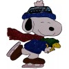 18" Peanuts Gang Snoopy Ice Skating w Woodstock Christmas Decor
