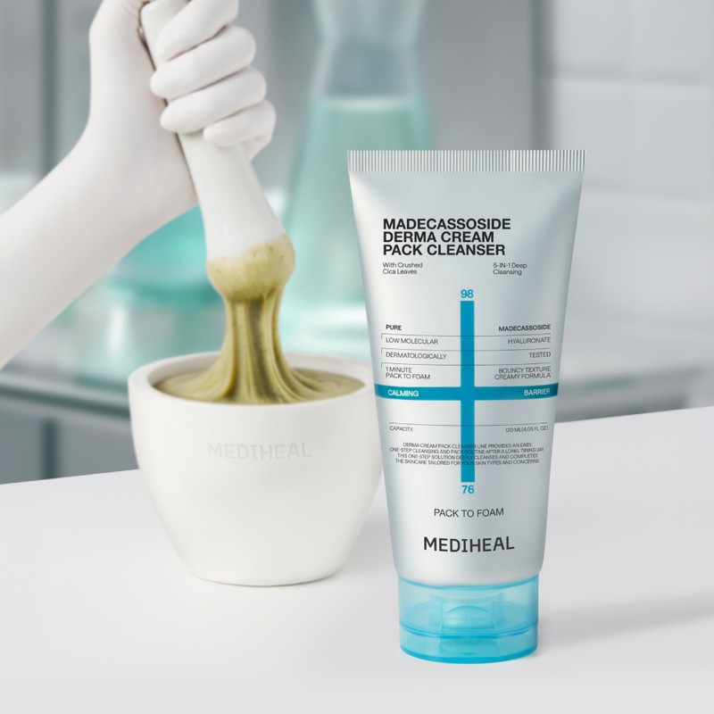 Mediheal Derma Cream Pack Cleanser Madecassoside 50ml / Calming Barrier