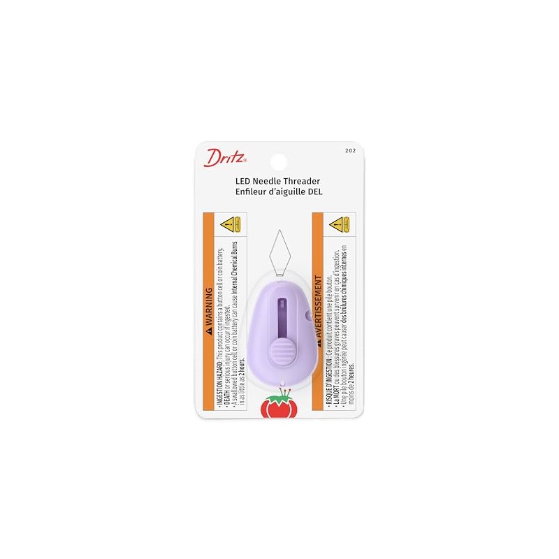Dritz Enhebrador de Agujas LED 202 con Cortador, Verde