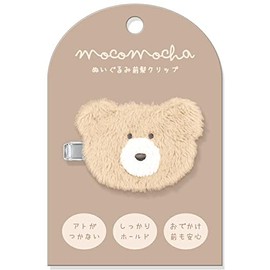 Coolia Mokomocha Plush Bangs Clip Milk Tea [662944]