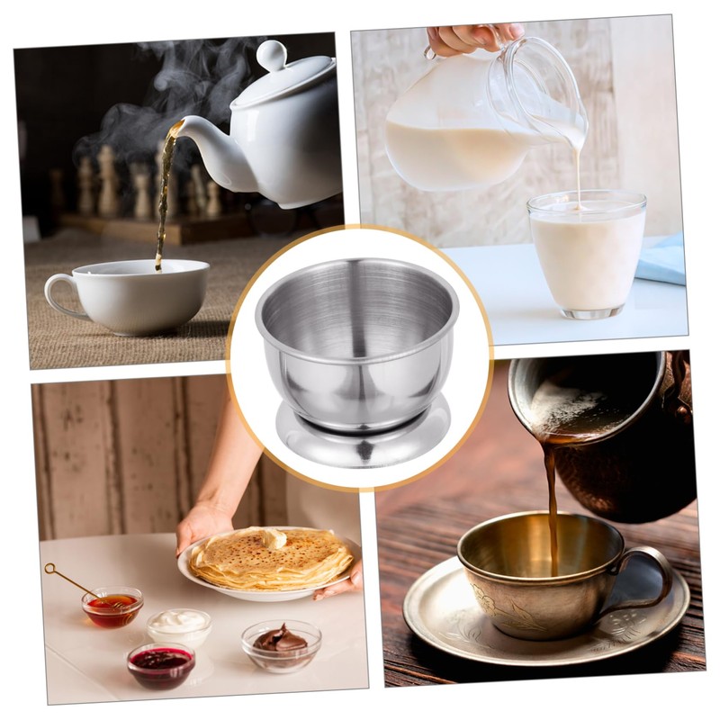 Mobestech Stainless Steel Teacup Portable Water Cup for Home Office
