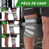 MOSU Vendaje de Compresión Elástico Extra Largo para Rodillas, Soporte