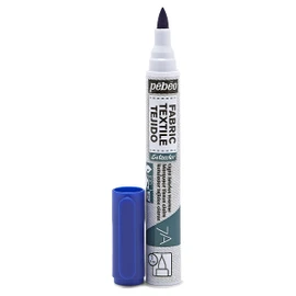 Pebeo 7A Light Blue Fabric Marker - 1mm