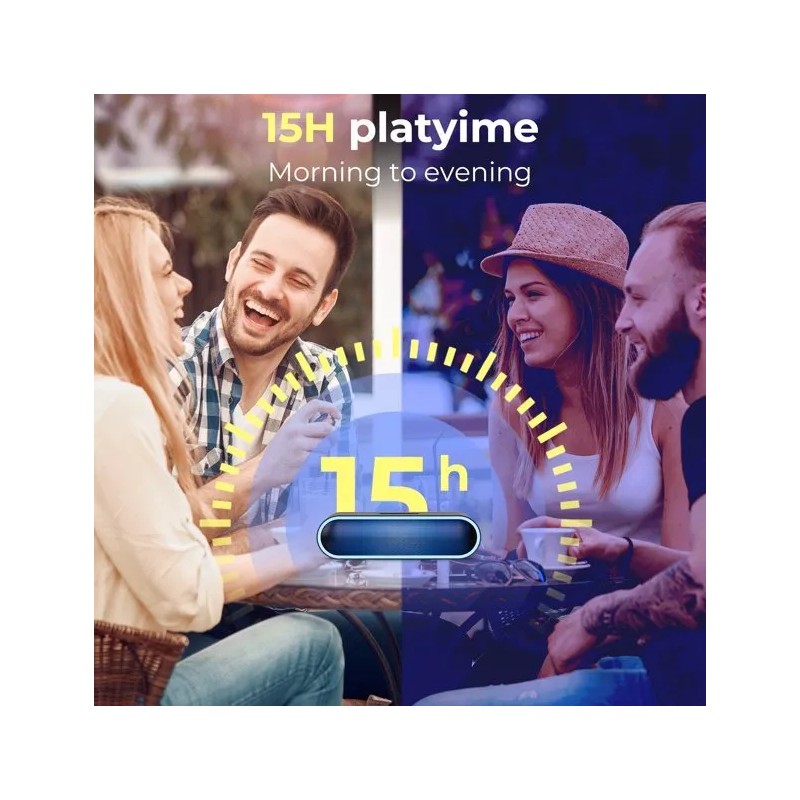 Speakers ELEHOT Portable Bluetooth Speakers True Wireless Stereo and Multi-Color