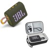JBL Go 3 Portable Waterproof Wireless Bluetooth Speaker Bundle with