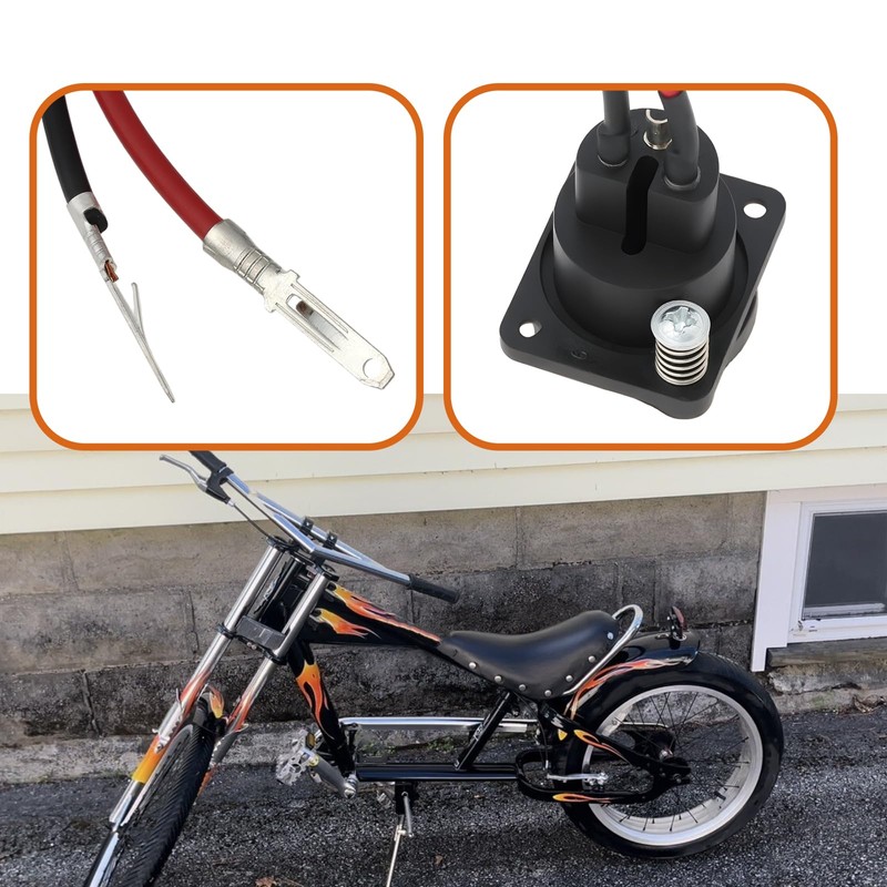 eMagTech 2 Wires 3 Position Scooter XLR Charging Port Socket
