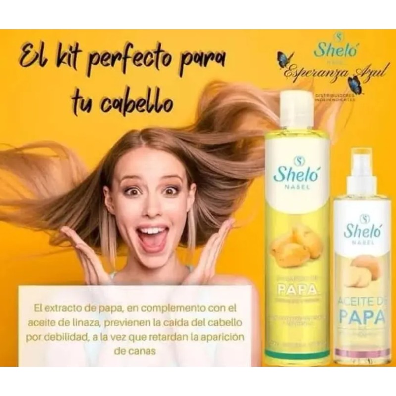 Shampoo Papa Aceite Cabello Shelo Nabel