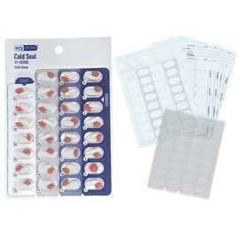 Medication Blister Pack Refill Set Cold Seal - Includes Blister Trays & Cold-Seal Cards - Pill Blister Sizes Regular or Jumbo Blisters (Monthly - Standard 1/2" Deep - 100 Pack)