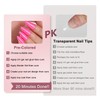 SXVME Soft Gel Nail Tips Medium Almond Gel X Nails,