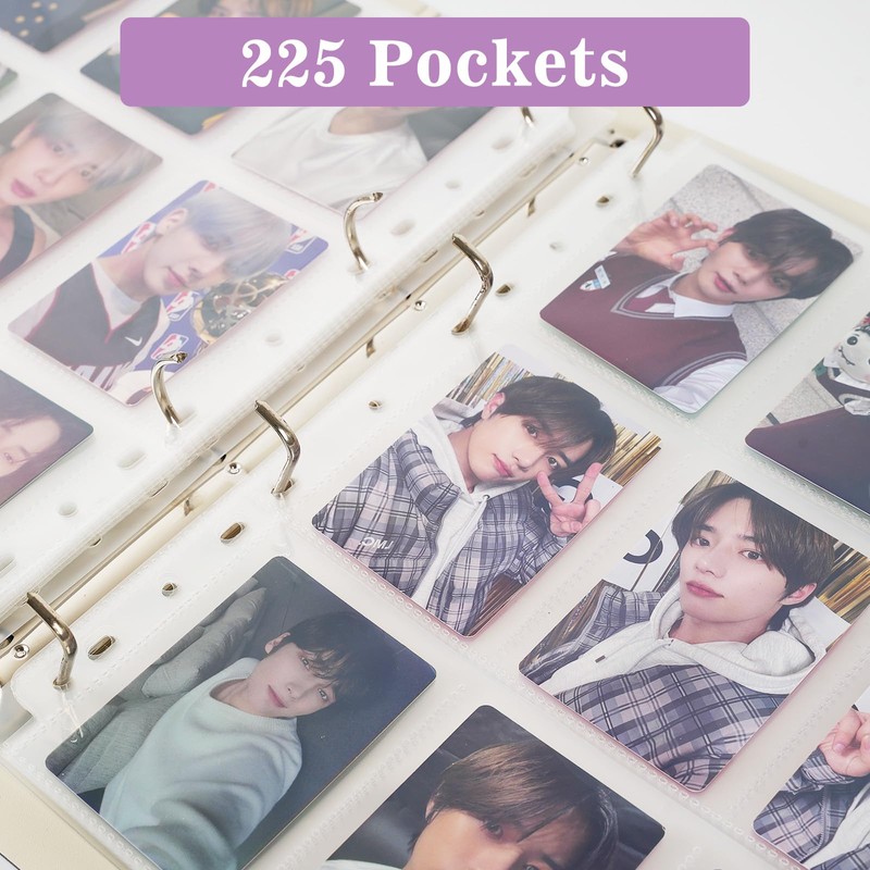 Shougege A4 Minimalist Photocard Binder with 25 Pages 9 Pocket