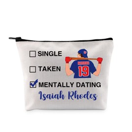 PYOUL Cosmetic Bag Inspired Gift Isaiah R Baseball Romance Romance Cosmetic Bag Gift for Book Tok Lovers, Dating Isaiah R Bag