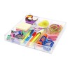 Whitmor 6-Section Clear Drawer Organizer