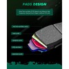 SCITOO D957 Front Ceramic Brake Pads Sets Fit For Mazda