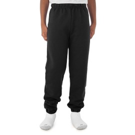Jerzees boys Fleece Sweatshirts, Hoodies & Sweatpants, Sweatpants - Black, X-Large US