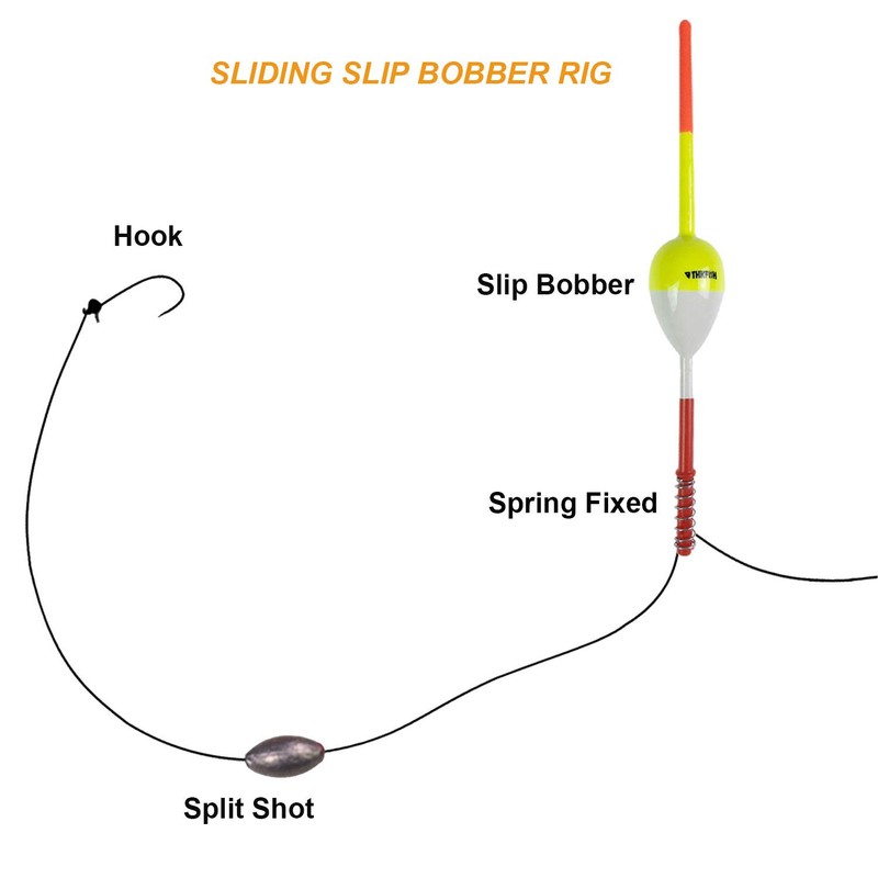 THKFISH Fishing Floats and Bobbers Balsa Wood Floats Spring Bobbers